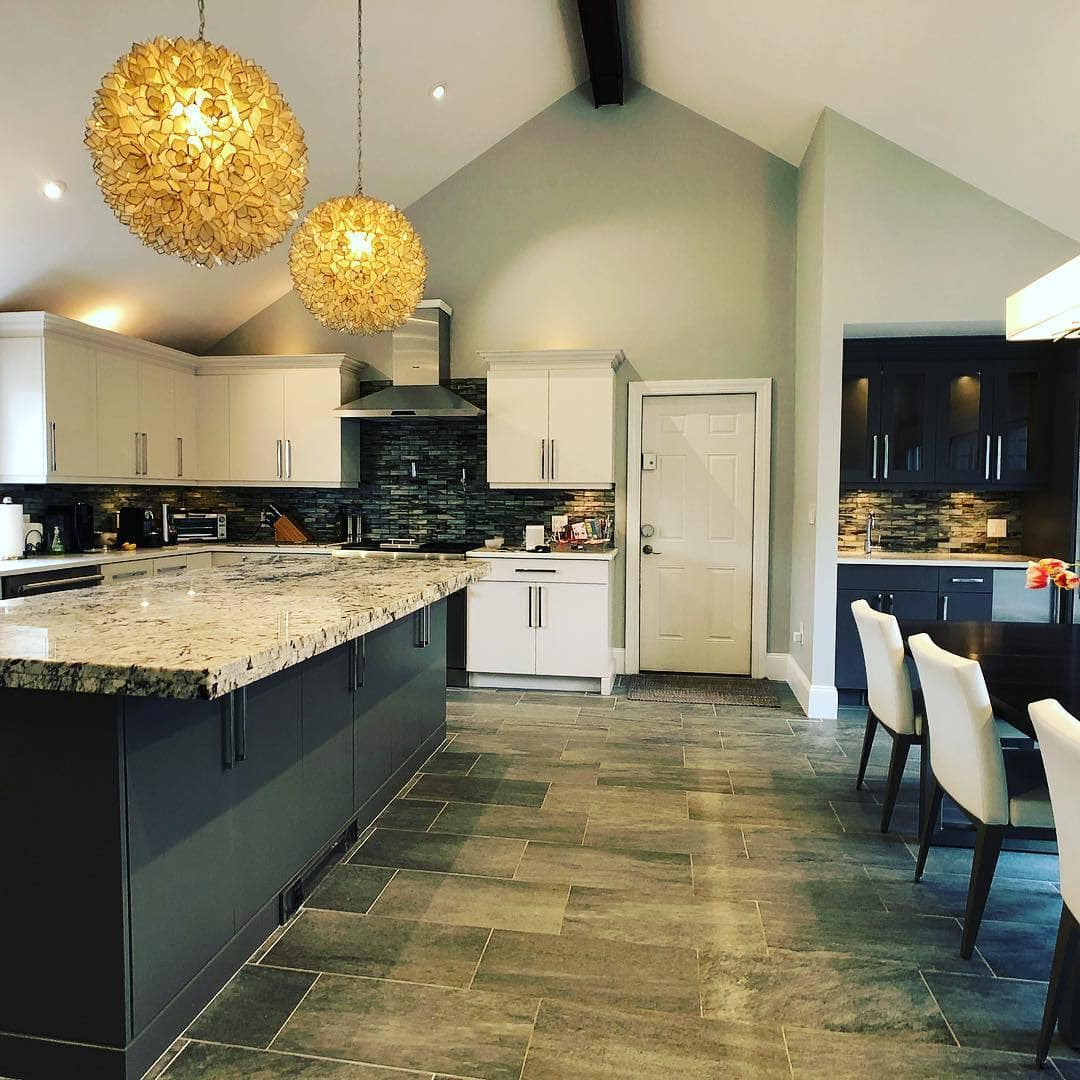 Gallagher Painting completed kitchen with refinished cabinets